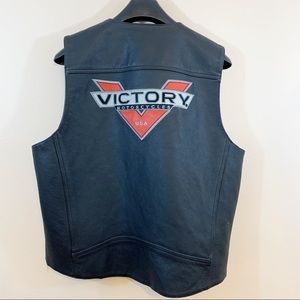 Victory | Leather Motorcycle Vest
